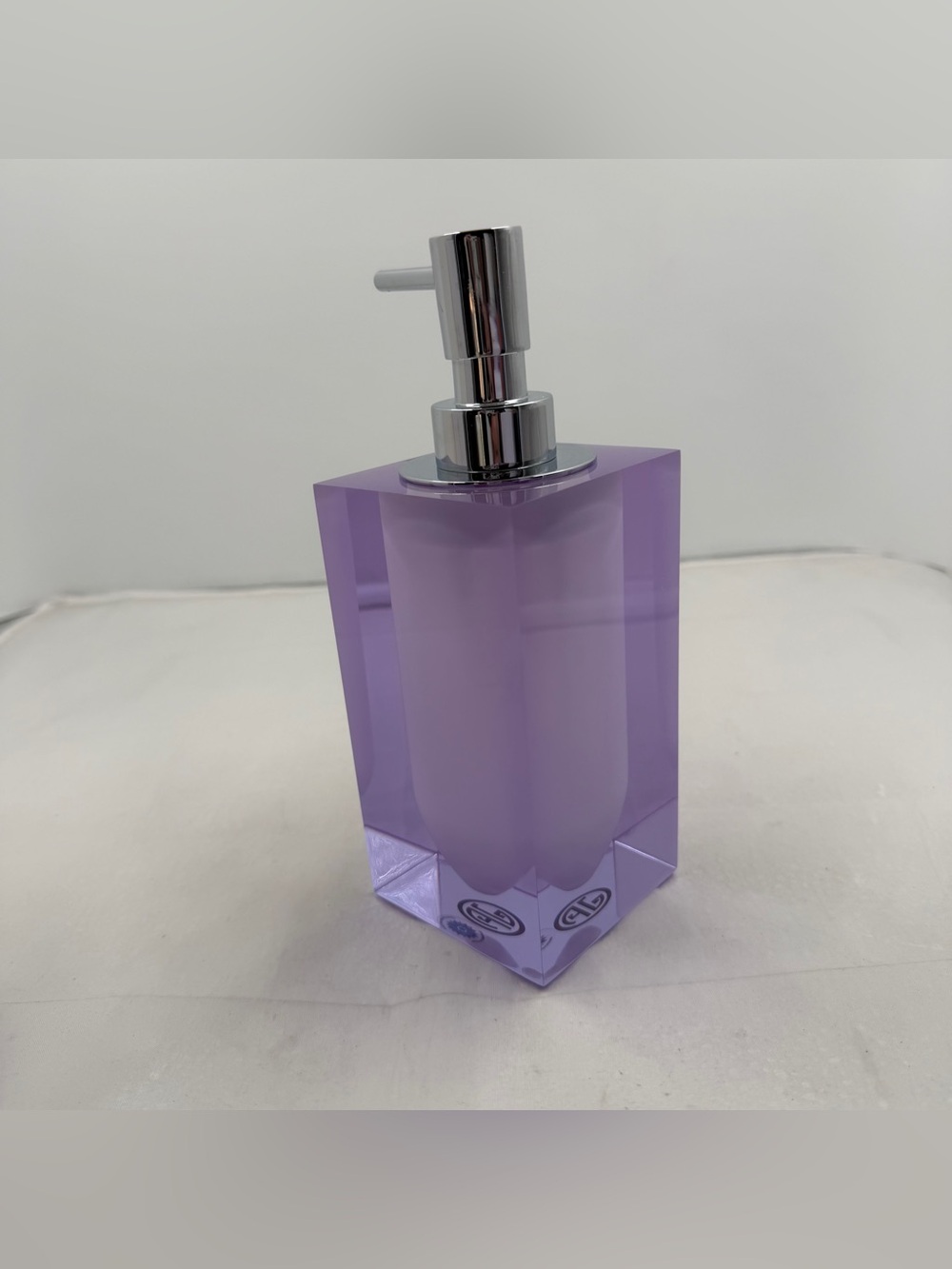 Jonathan Adler Lavender Acrylic Hollywood Soap Dispenser